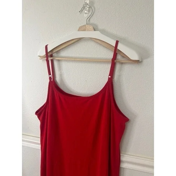 Gap Modern Dress, Red, Womens 2X, long - Picture 4 of 9